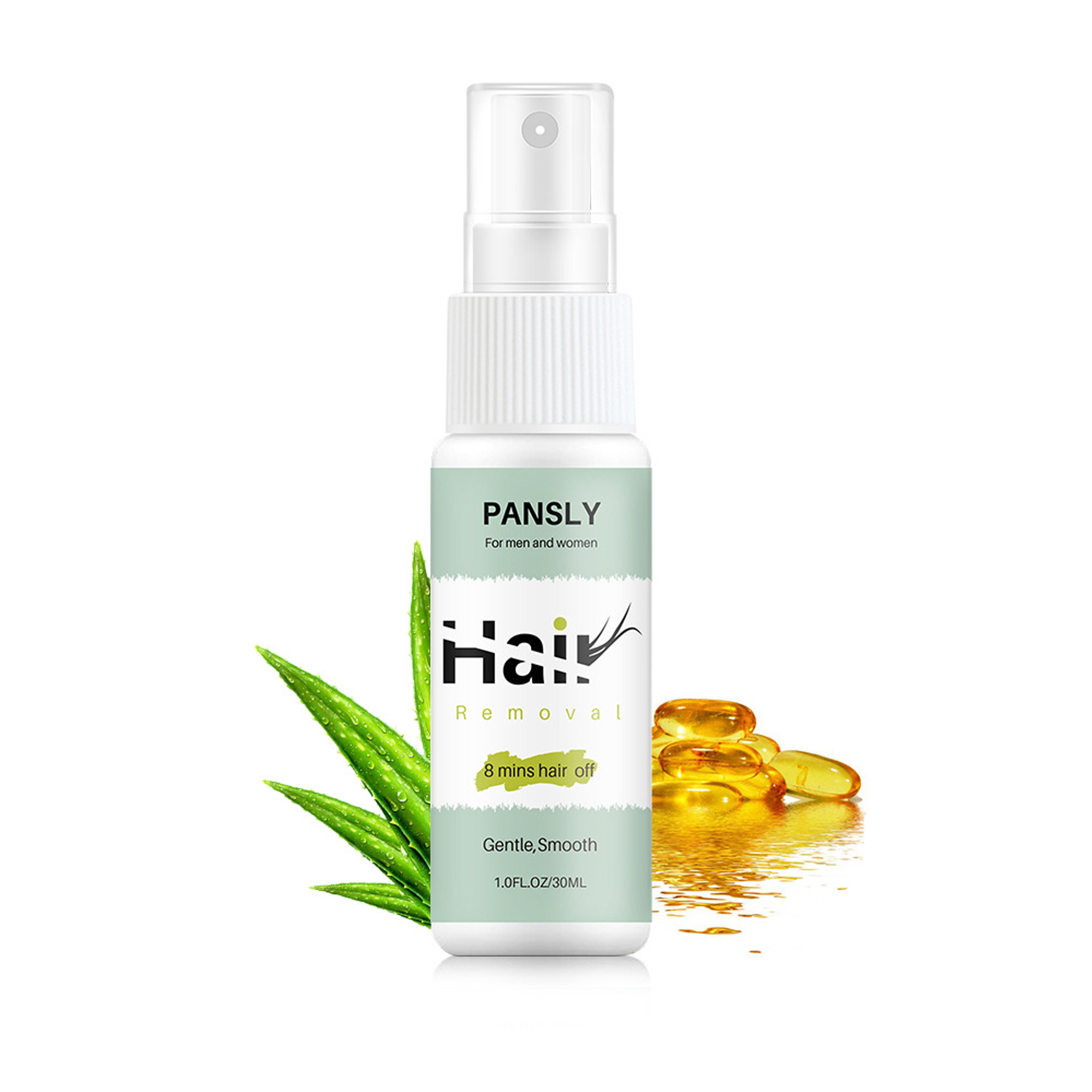 PANSLY OEM ODM 30ml Painless Hair Removal Spray Natural Organic Body Permanent Hair Removal Spray