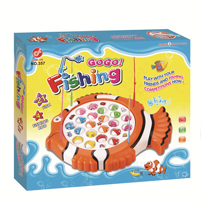 Музыкальная рыболовная игрушка Nemo, 4 удочки, 21 рыболовная игрушка, образование