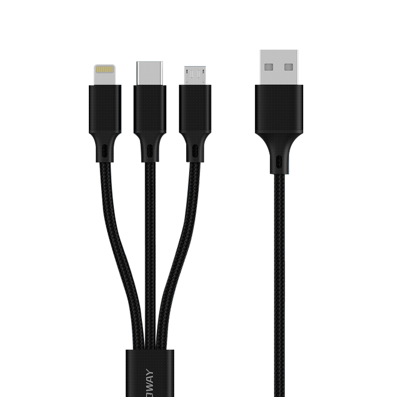 Usb-кабель для передачи данных PD20W 5A 3 в 1, кабель для быстрой зарядки для системы ios и android