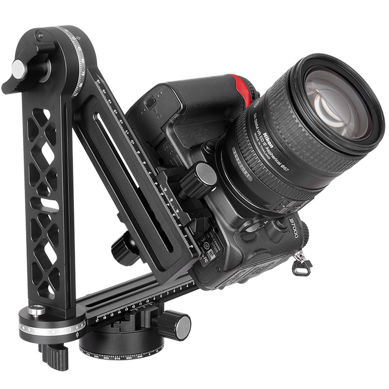 Профессиональный стабилизатор видеокамеры DSLR Gimbal головка штатива 720 градусов 3 оси панорамная головка с быстроразъемной пластиной сумка для переноски
