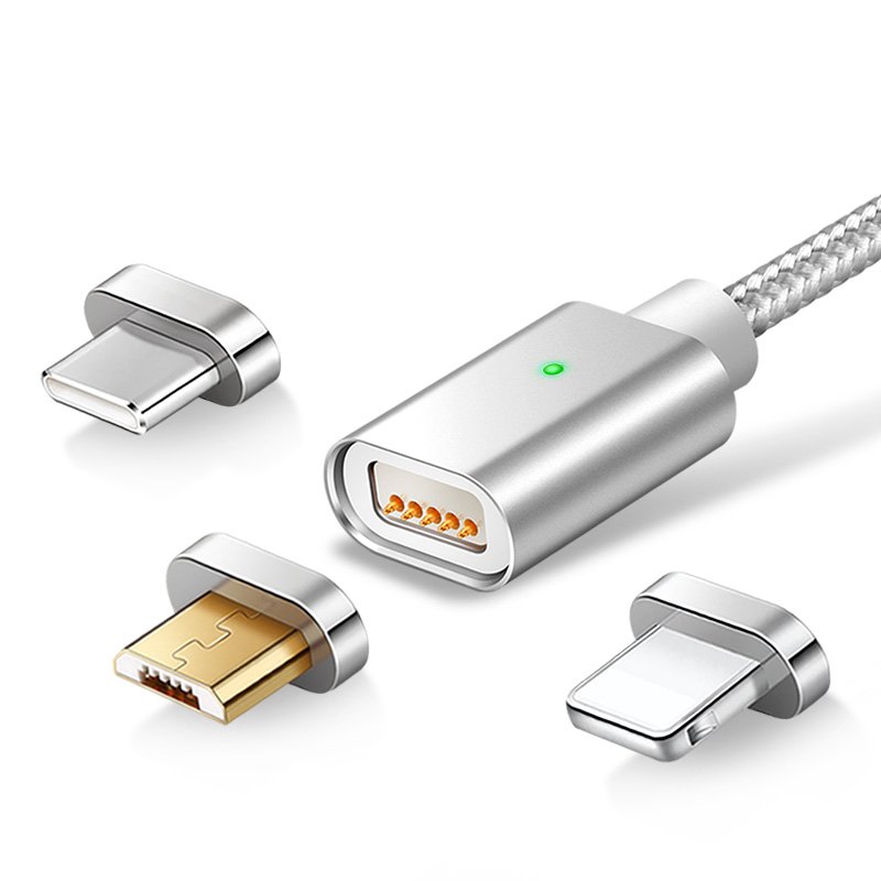 Магнитный зарядный USB-кабель для мобильного телефона iP11Micro USB Тип C, кабель для быстрой зарядки, магнитное зарядное устройство, USB-провод, шнур