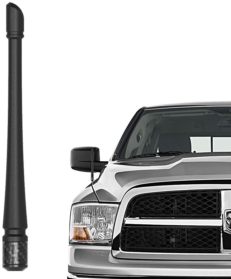 Antenna Compatible with 2012-2021 Dodge Ram 1500 | 7 inches Rubber Antenna Replacement | Designed for Optimized FM/AM Reception