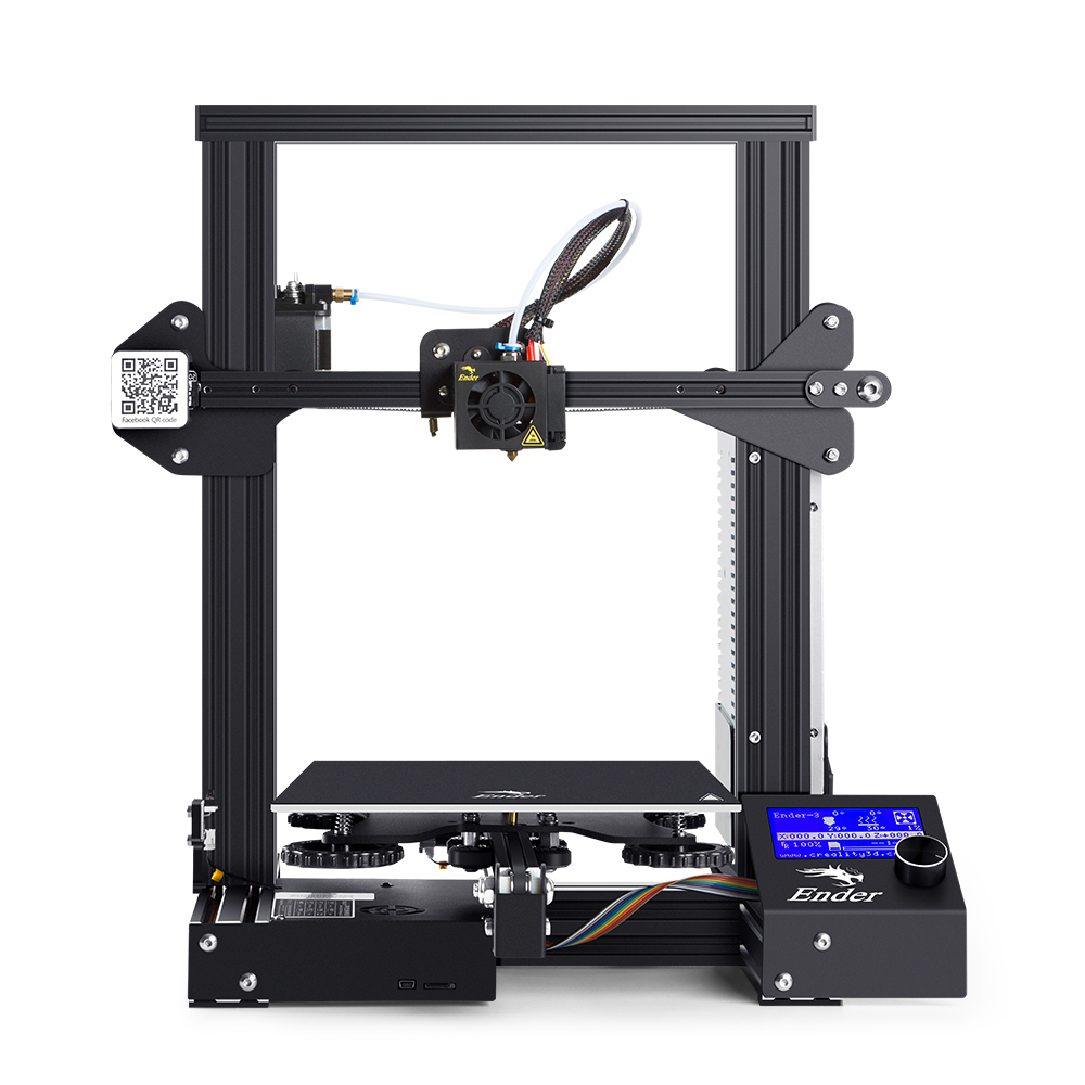 3D-принтер Ender 3, алюминиевый, с продолжением печати 220x220x250 мм