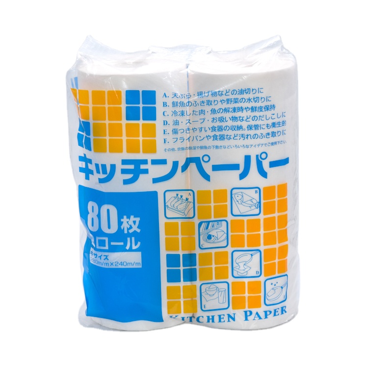 Горячая Распродажа 2ply Одноразовые кухонные рулон бумажное полотенце