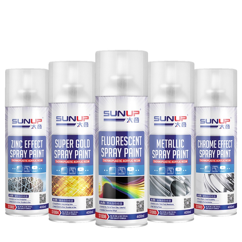 Aerosol Spray Paint High Temperature Black White Drying Fast China Factory Building Coating Car Coating Machine Paiting