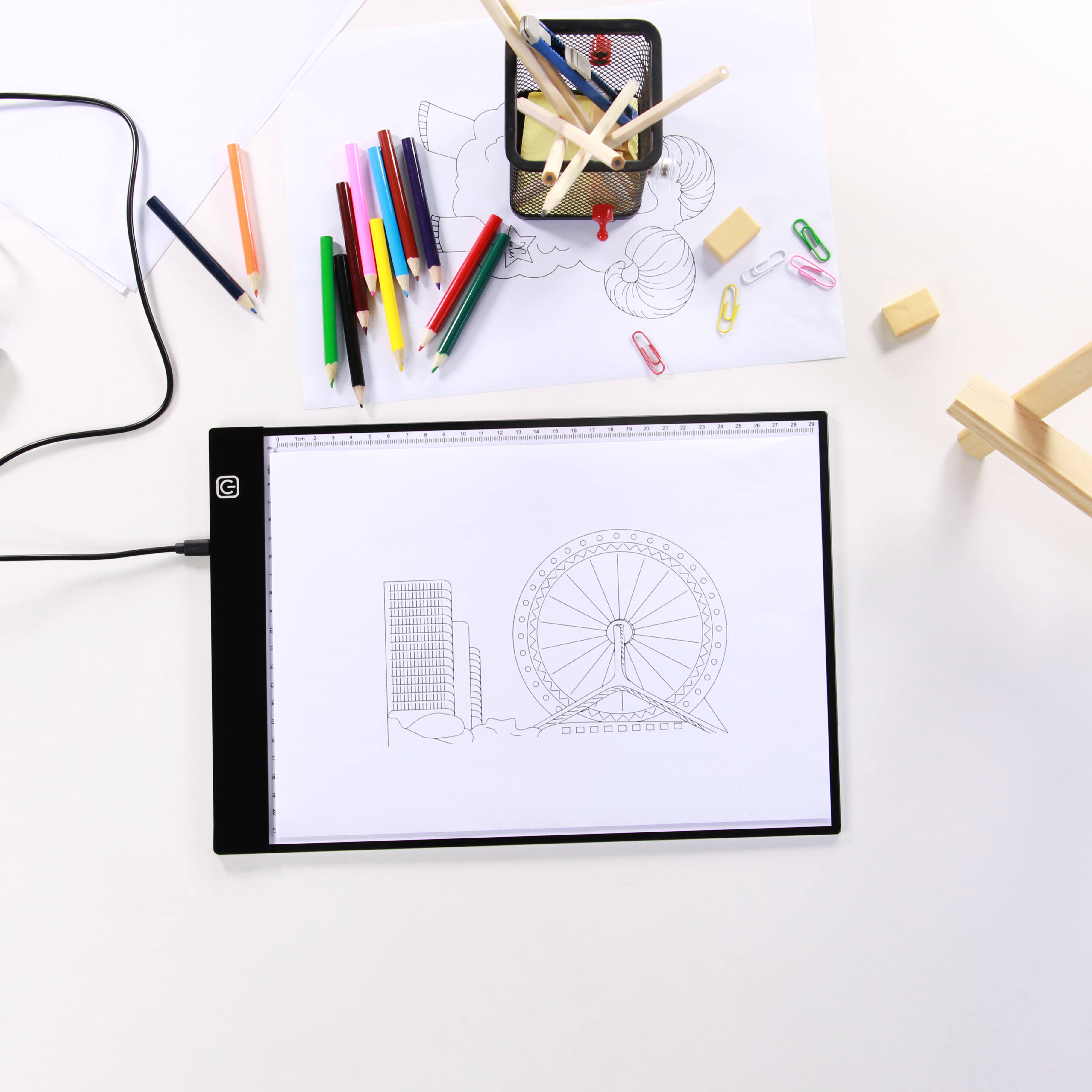 ARTPAD 2021 лучший подарок A4 светодиодный художественный ремесленный дизайн доска для рисования для черчения тату лайтбокс эскизный блокнот для рекламы цветное светодиодное письмо