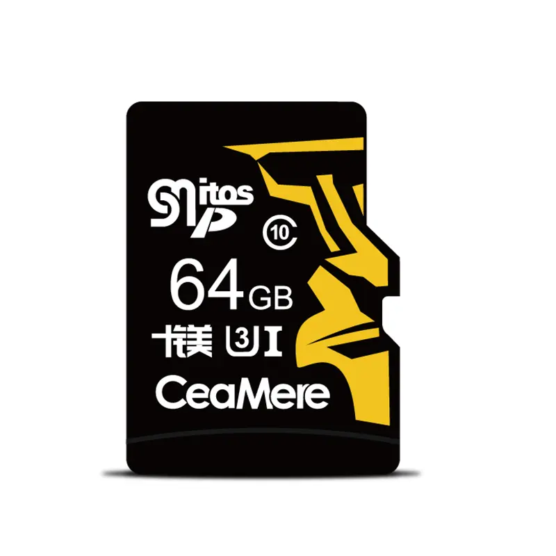 Ceamere Face Pattern Real 64GB Mini Memorias Taiwan Chips Carte 4GB 8GB 16GB 32GB 128GB 256GB 64GB TF Memory Storage Card