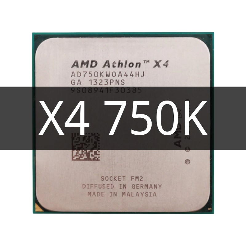Процессор Athlon X4 750K 750 3,4 ГГц двухъядерный процессор AD750KWOA44HJ разъем FM2 +