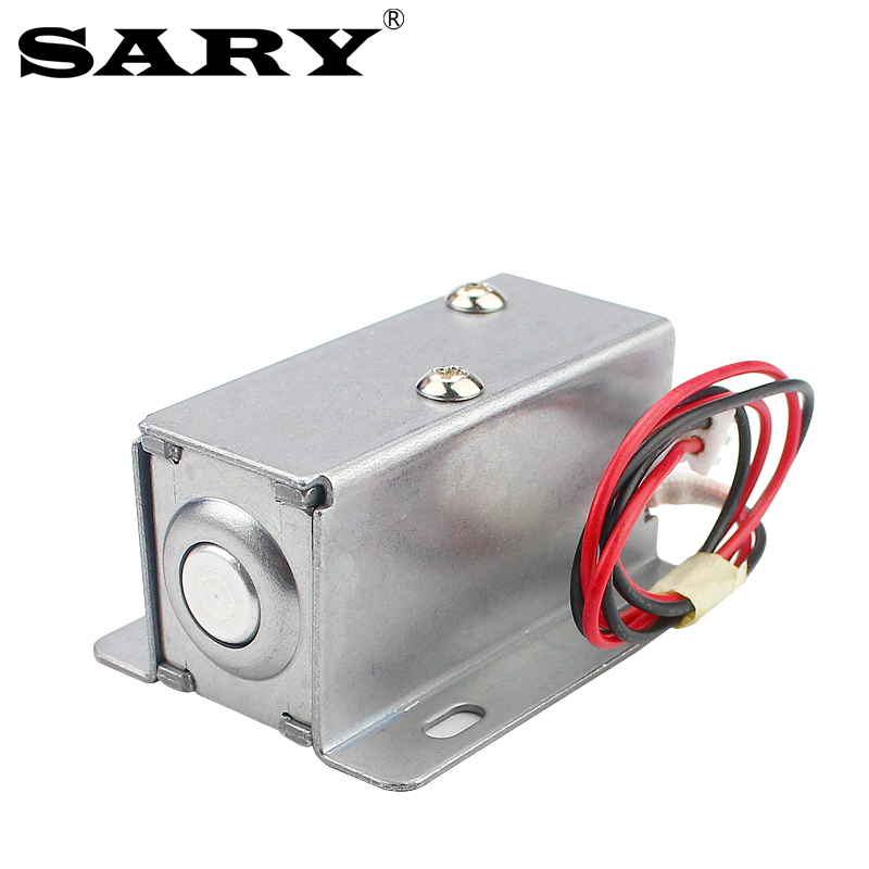 Миниатюрный Болтовой замок SARY LY01 DC12V24V, нормально открытый Электрический замок управления, маленький электронный замок