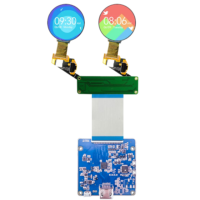 1,39 inch 400 * RGB * 400 круглым OLED AMOLED дисплея MIPI DSI интерфейс с H-DMI доска применение смарт-часы