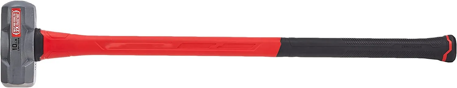 Sledge Hammer10-Pound With Red Handle