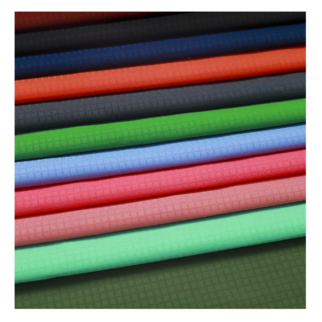 chemical stretch fabric rib-stop pongee for Sports Shirt Dress with quick dry, dress and shirt linning