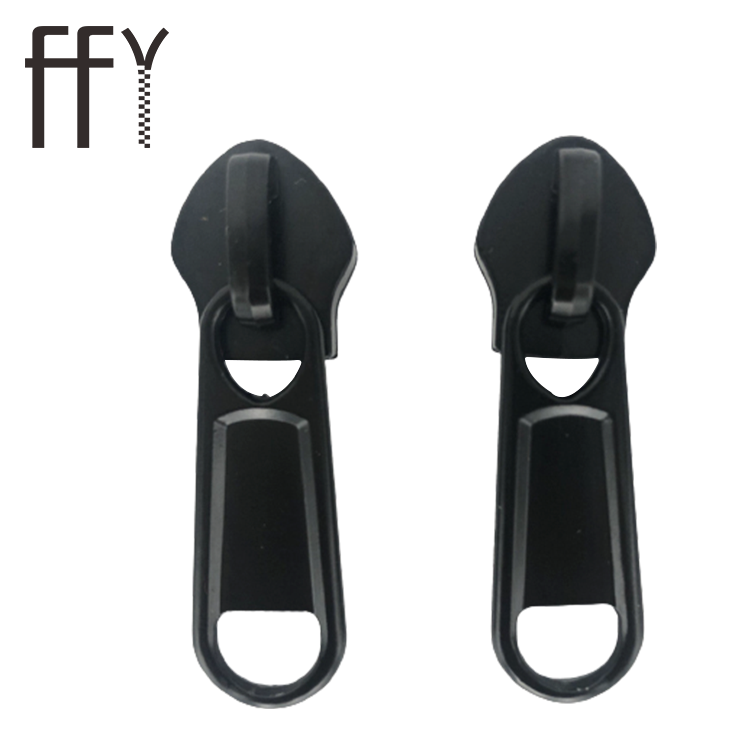 High Quality Black Round Head Metal Sliders Zipper Pullers Slider For Metal Zipper
