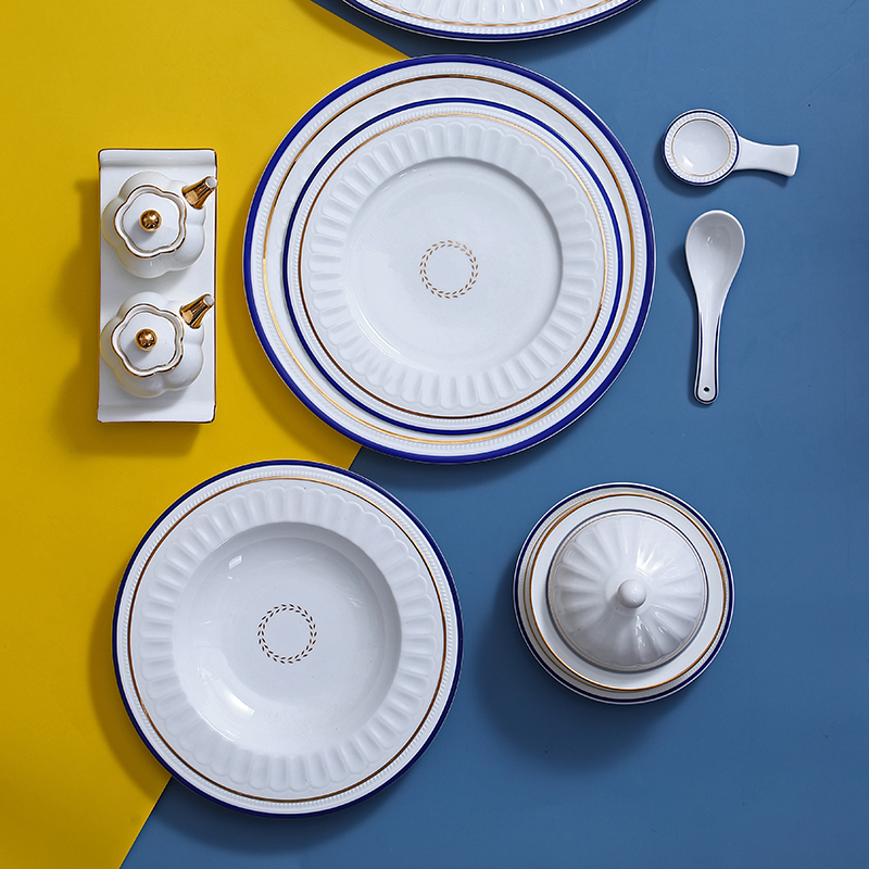Royal Ware Hotelware Porcleain Dinnerware Service Dish White Ceram Dining Dinner Plate Disposable Plates Fine Bone China Plate