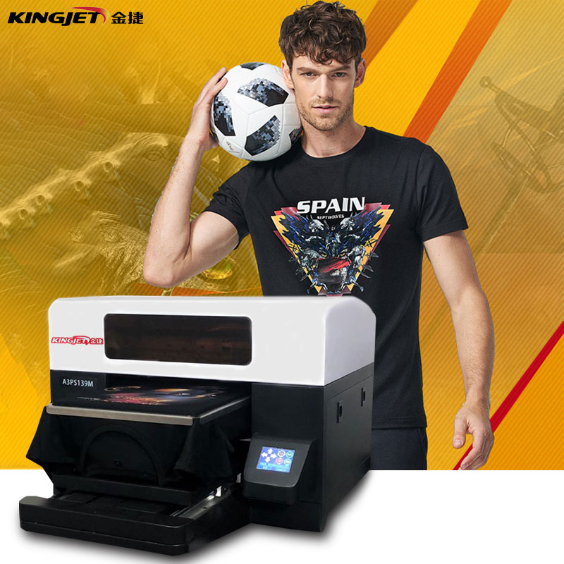 A3 DTG printer textile fabric clothes tshit printing machine