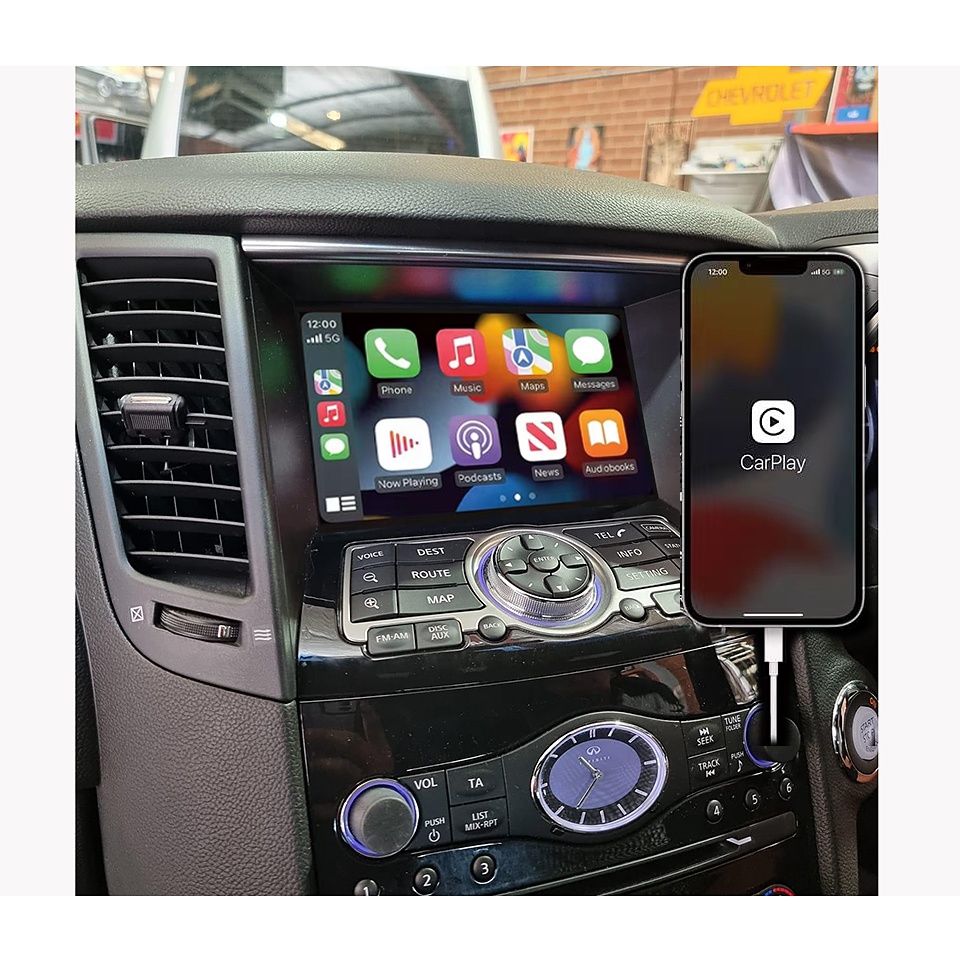 Автомобильная навигация Android авто Apple CarPlay модернизация для Infiniti G35 G37 FX35 FX37 FX50 Q70 QX70 QX60 QX80 M25 M35h M37