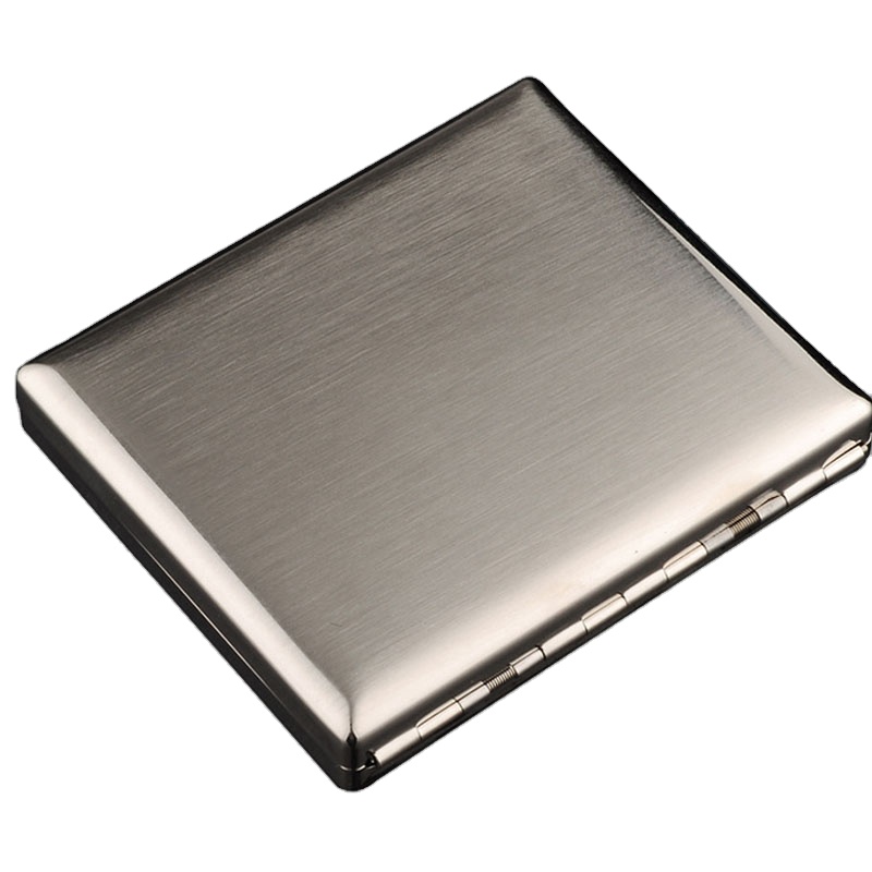 High Quality 20pcs Cigarette Boxes Cover Fancy Men Fashion Cigarette Slim Metal Case Aluminium