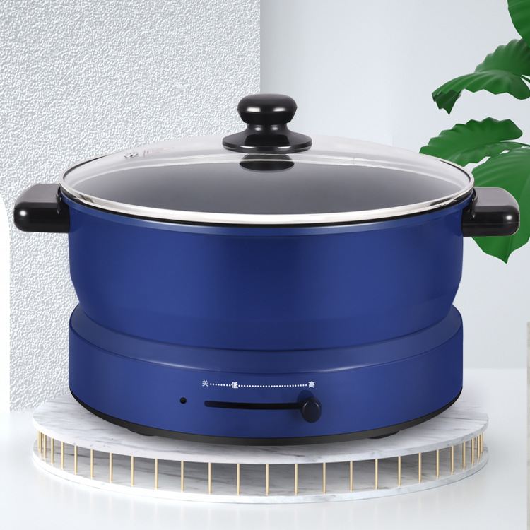 Household anti dry burning mandarin duck multifunctional electric hot pot electric rice cooker