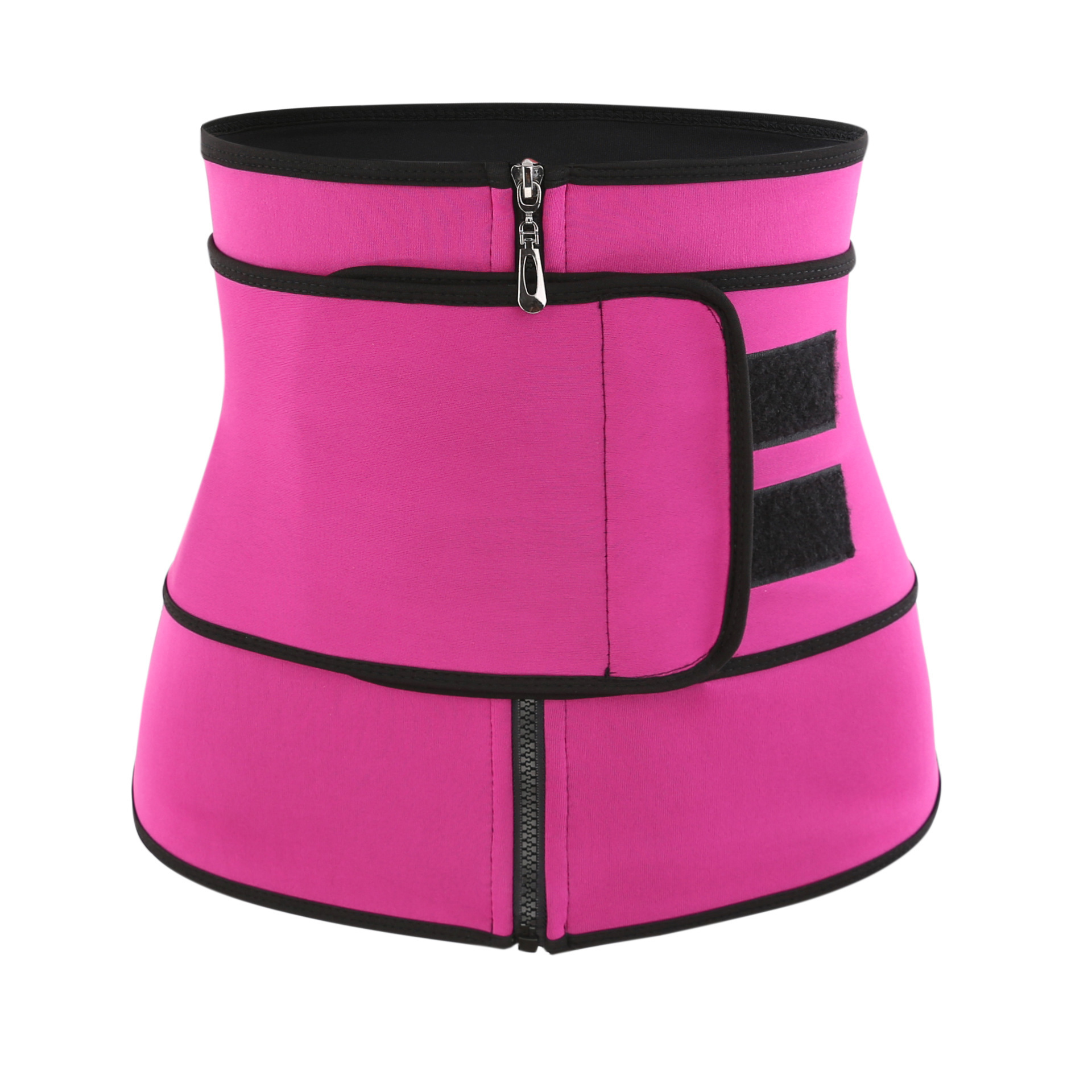 Neoprene Waist Trainer Corset Private Label Women Zipper Waist Trainer Body Shapers Corset Black Bag Unisex Customized Belt Box