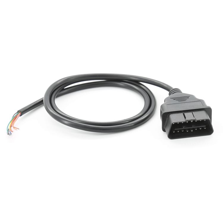 OBD16PIN разъем диагностический инструмент для транспортного средства разъем OBD II кабель питания