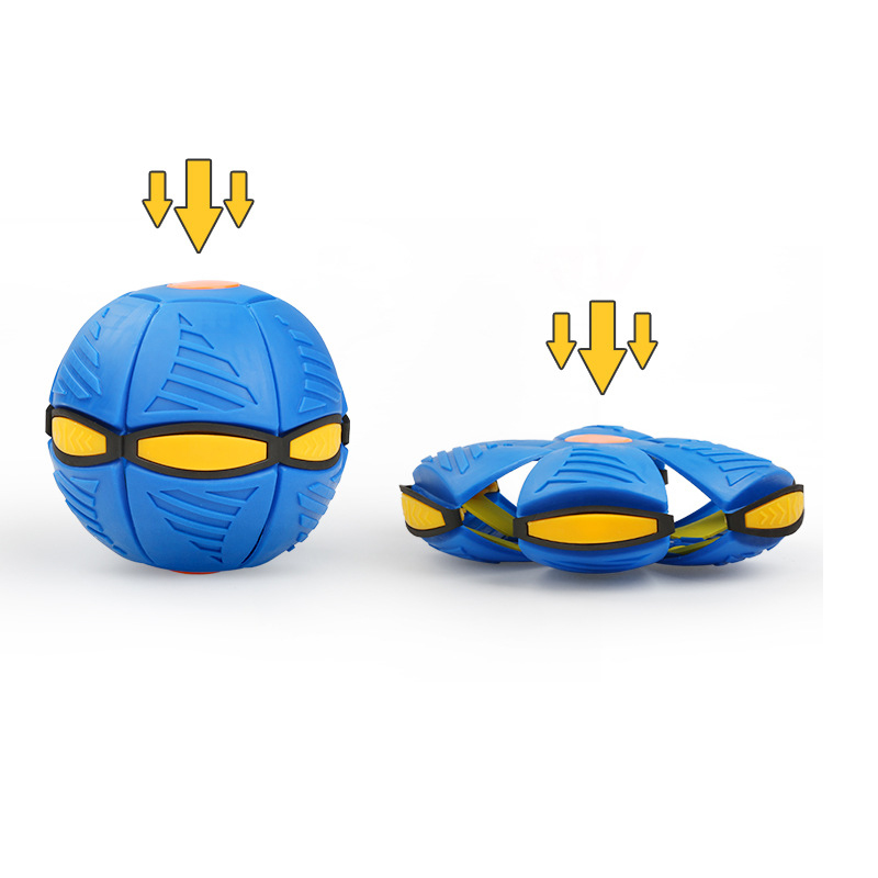 Magic UFO Ball Toys Flying Saucer Ball Deformation Vent Ball Interactive Dog Pet Training Other Outdoor Kids Sports Toys