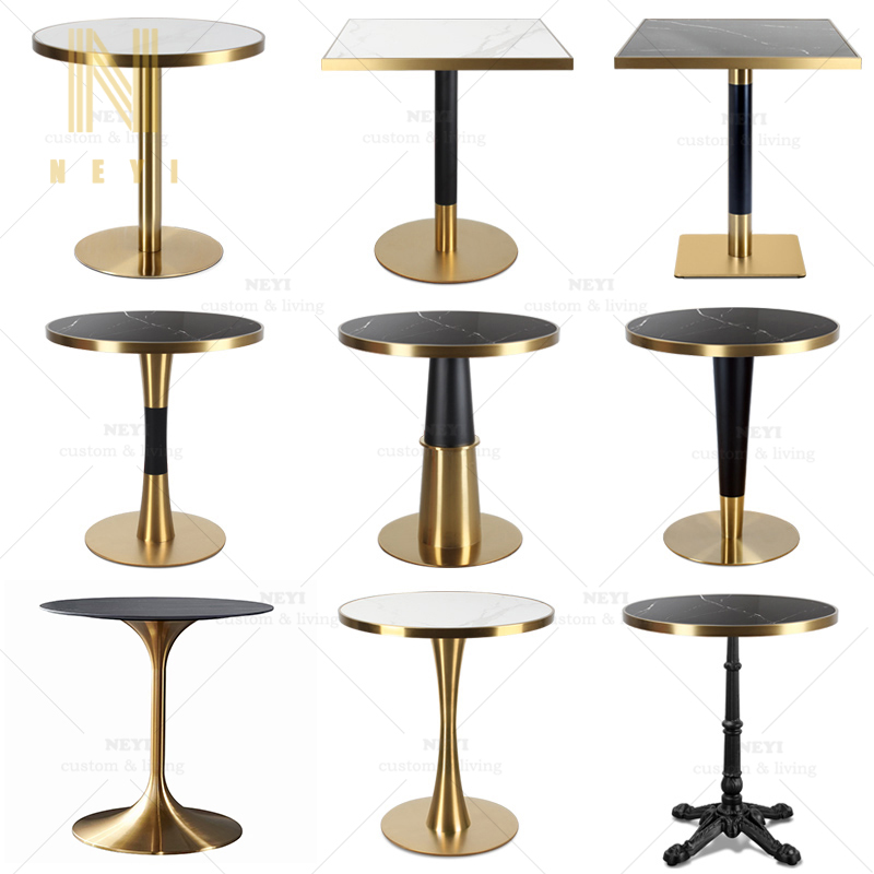 DT192 Wholesale luxury small modern coffee tables dining restaurant table
