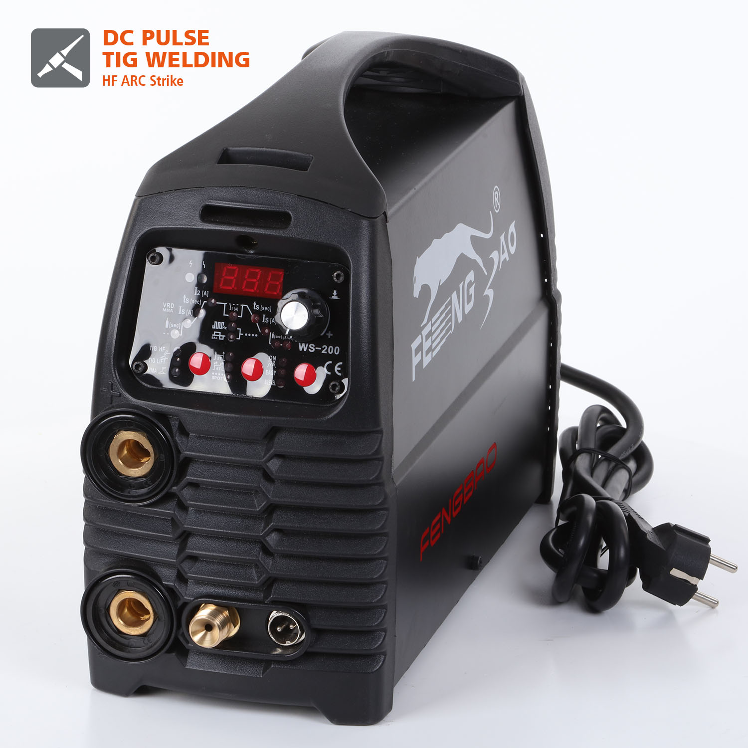 Умный IGBT инверторный аппарат постоянного тока с однофазным 220В 200А TIG-200 сварочный аппарат