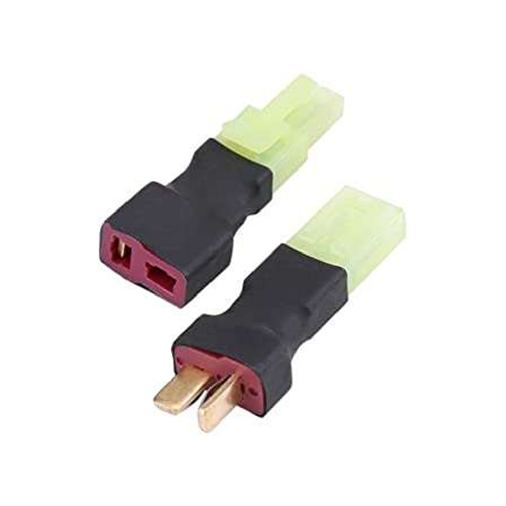 T Plug Male/Female to Mini Tamiya Female/Male Connector Adapter RC Battery Adapter Cable