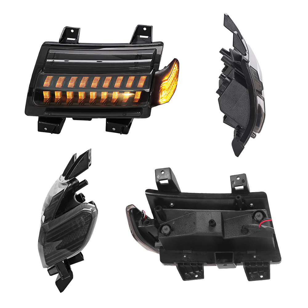 Сахара LED Fender вспышки света боковые сигнальные фары дневного света для Jeep Wrangler JL 2018 -2020 лампа для Rubicon