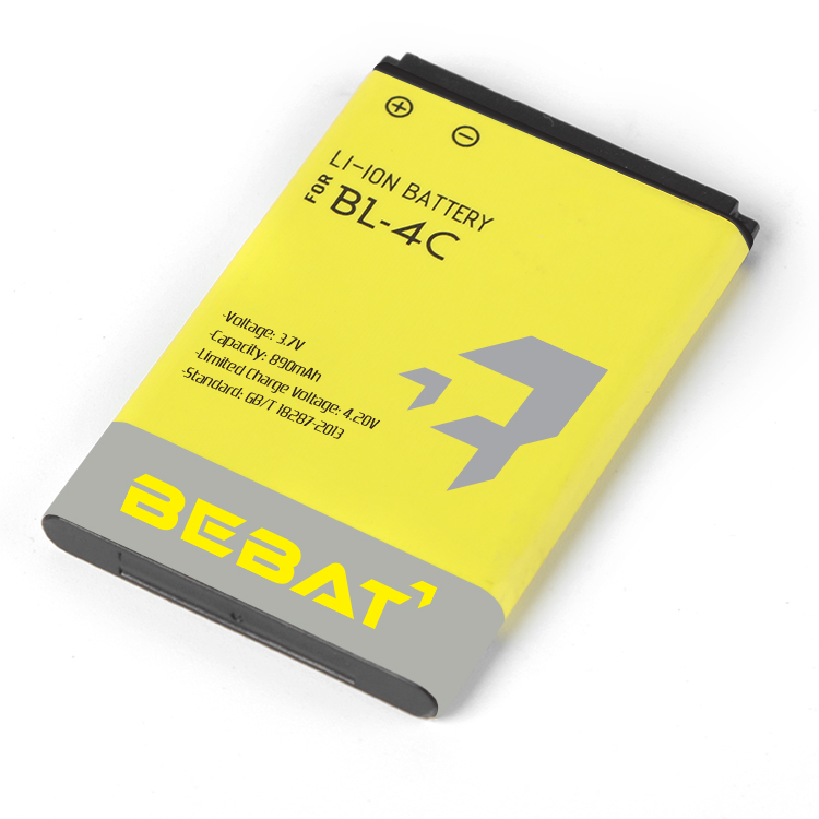 890 Mah Bl-4c Replacement Lithium Battery Rechargeable Mobile Accessories For Nokia 7370 6100 6300 6260 6125