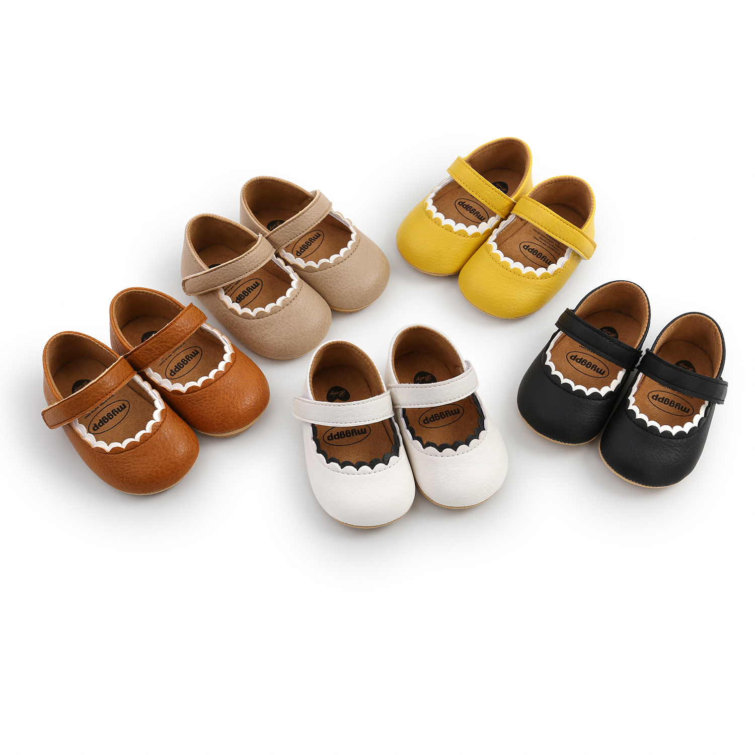 2021 Spring Anti-Slip Princess Girls Baby Shoes