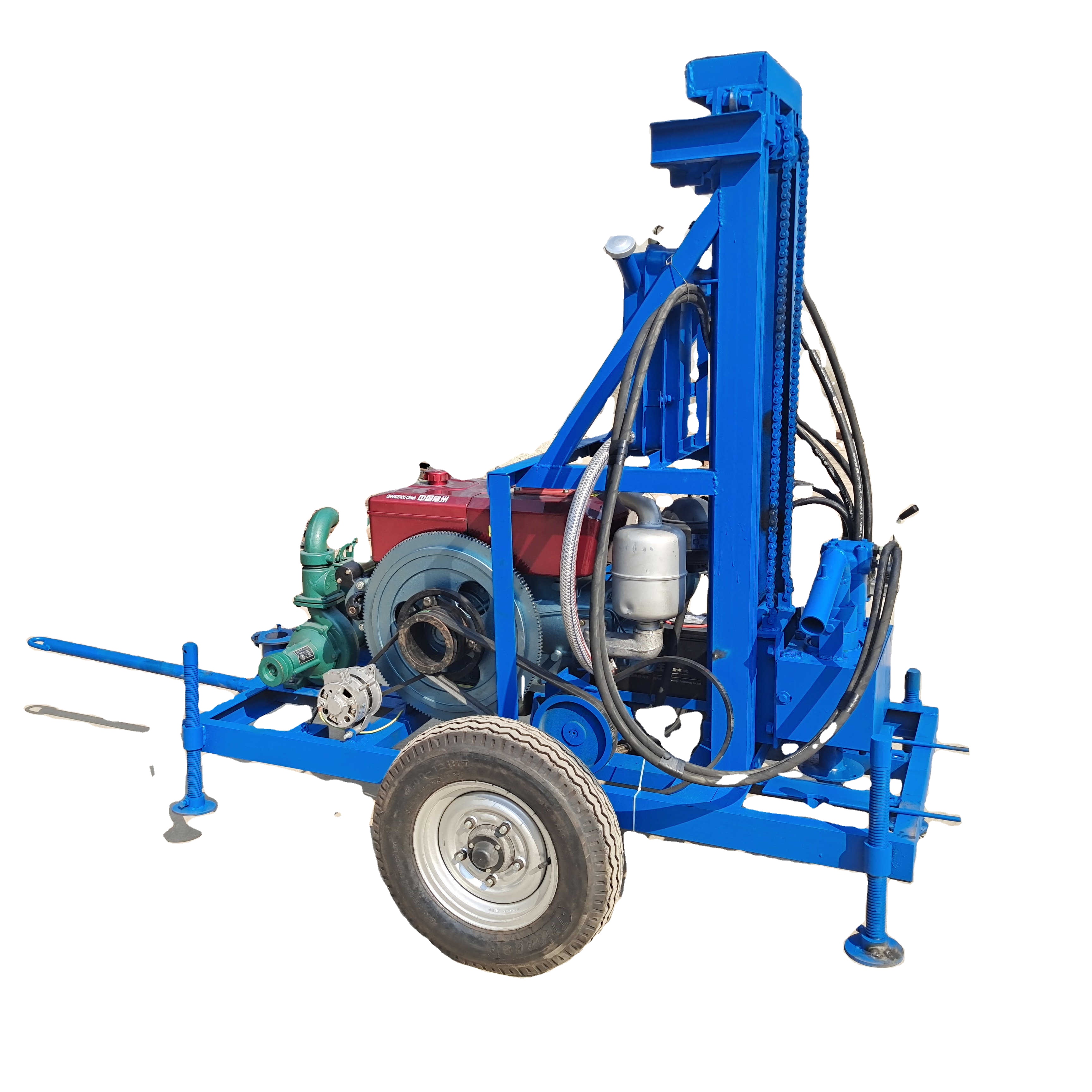 portable water well drilling rig water well drilling and rig machine geotechnical drill rig
