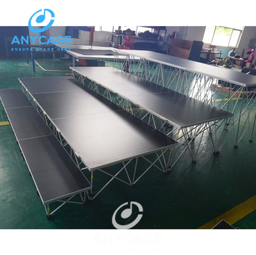 Усиленная загрузка алюминиевой концертной сцены ACS для школьного хора