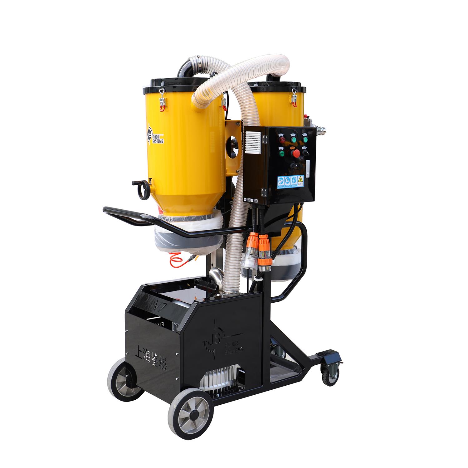 JS FLOOR SYSTEMS BEST SELLER V7 Industrial Vacuum Cleaner For Grinding Machine