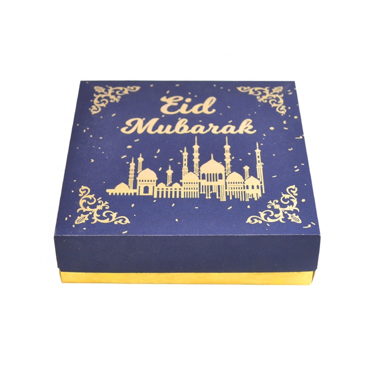 Moon star mosque ramadan decoration laser engraved eid mubarak packaging box