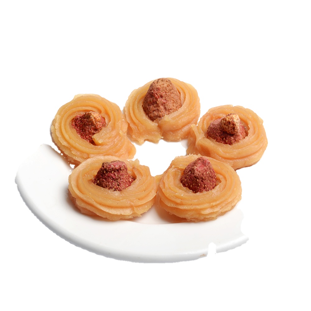 Фруктовая серия, сладкое печенье для собак, закуски для собак, печенье с курицей и клубникой