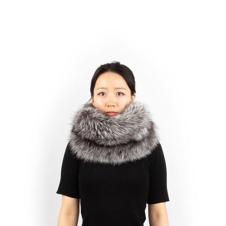 17 colors available wholesale girls fur scarf luxury soft fluffy real fox fur scarves wrap for women