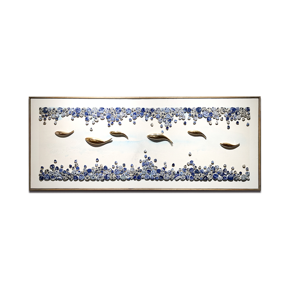 Manufacturer well made new chinese style ceramic decorative painting for porch
