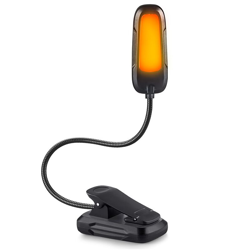 9Led Book Light TYPE-C USB Rechargeable Mini Clip-On Desk Lamp Light Flexible Night Light Reading Lamp for Travel Bedroom Book