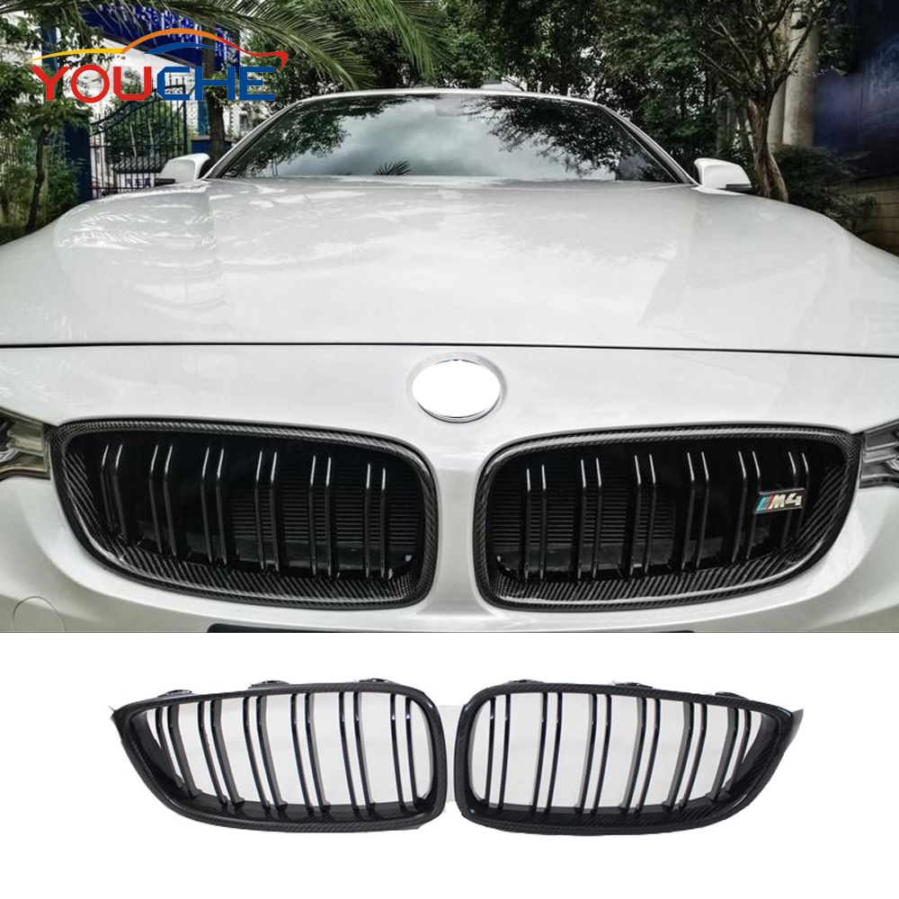 4 серии F32 F33 F36 решетка из углеродного волокна для BMW F80 M3 F82 M4 2014-2018