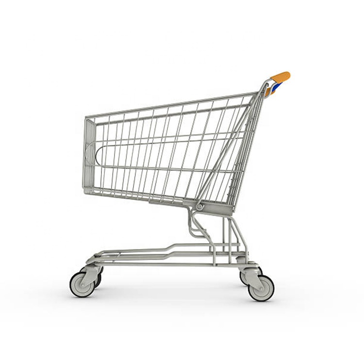 custom certificated supermarket shopping trolley manufacture from china supplier