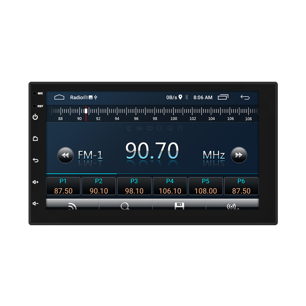 2 Din Android мультимедиа аудио плеер стерео 7 дюймов сенсорный экран MP5 плеер FM радио автомобиля