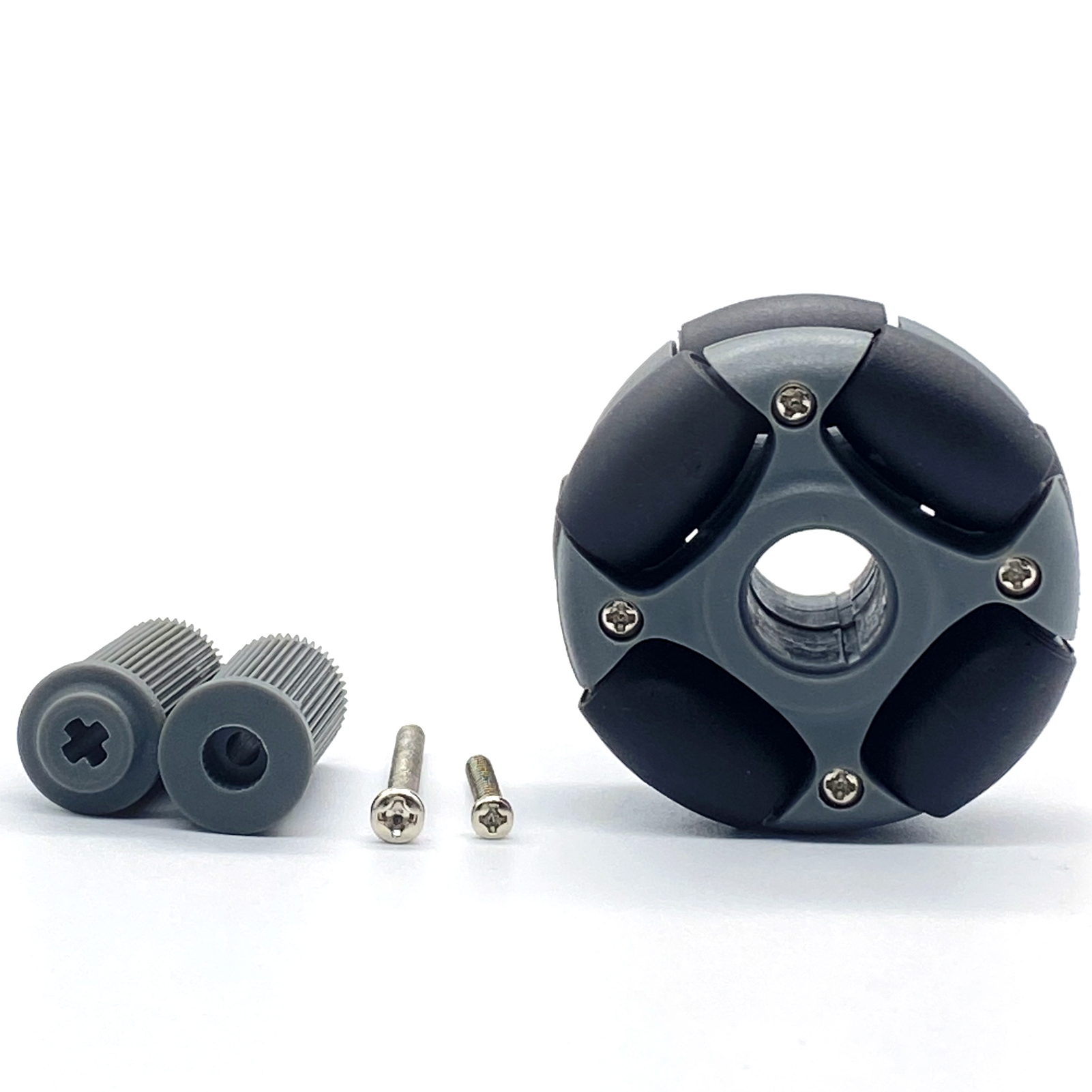 48mm Omni directional wheel Load Capacity 2kg  for both floor and inverted applications such as manual and powered conveyor