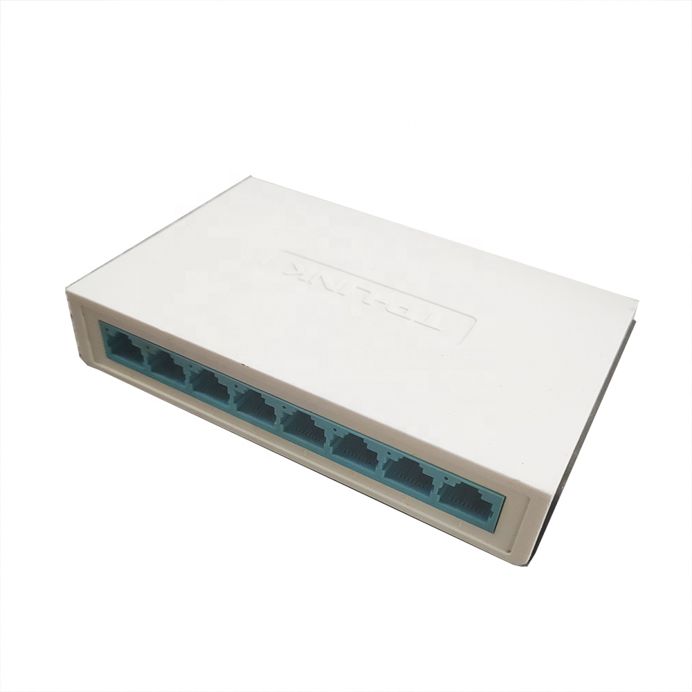 Лучший дешевый Ethernet используется Tp-link 8 портовый сетевой коммутатор 10/100 переключатели с Wifi интернет кафе