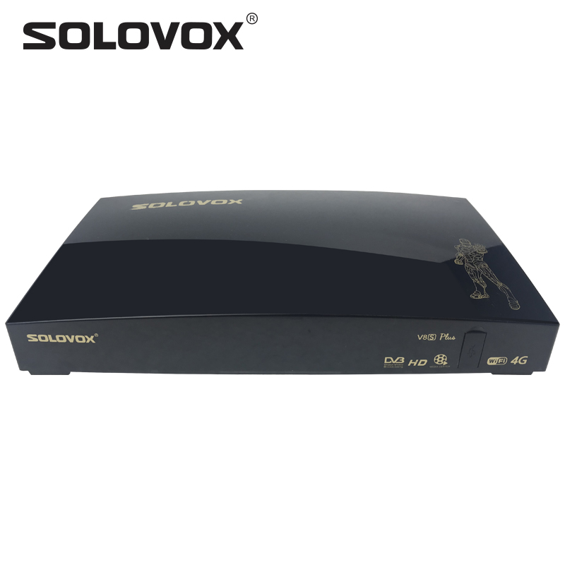 Спутниковый ТВ-приемник SOLOVOX V8S Plus с поддержкой 2x USB Biss Key, веб-ТВ, домашний кинотеатр CCCAM NEWCAMD Xtreamcode