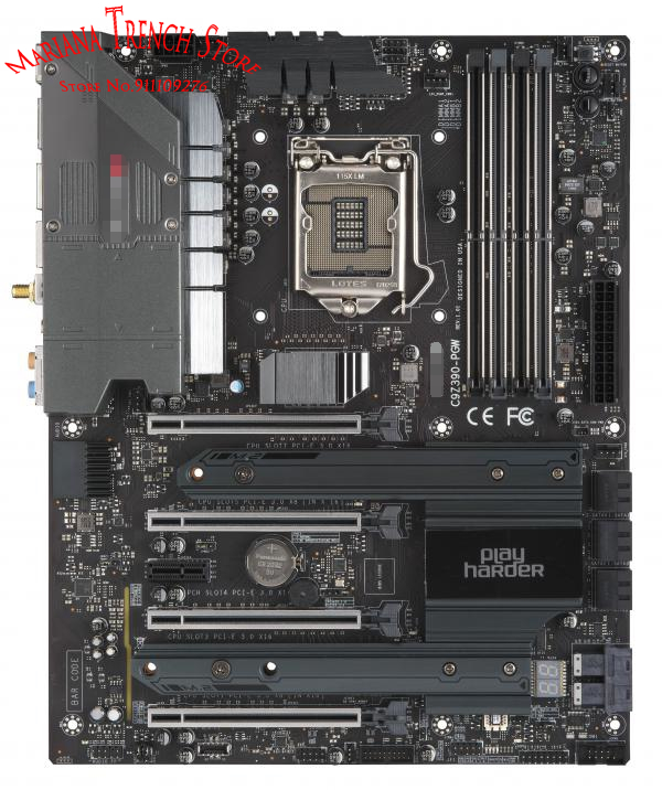 C9Z390-PGW для Supermicro топовыми играми материнская плата LGA1151 8th/9th Generatio Core i9/i7/i5/i3 2666 МГц/2400 МГц DDR4 PCI-E3.0