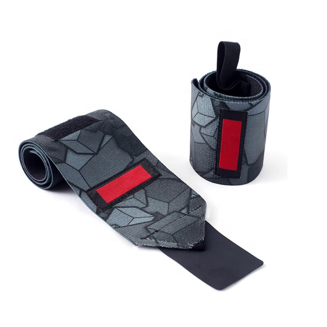 High Quality Elastic Fitness Wrist Protector Support Belt Training Thumb Loop Weightlifting Workout Straps Wraps