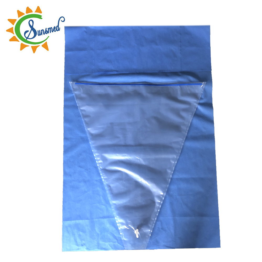 CE ISO13485 approved nonwoven delivery surgery drape Under buttock drape delivery kit