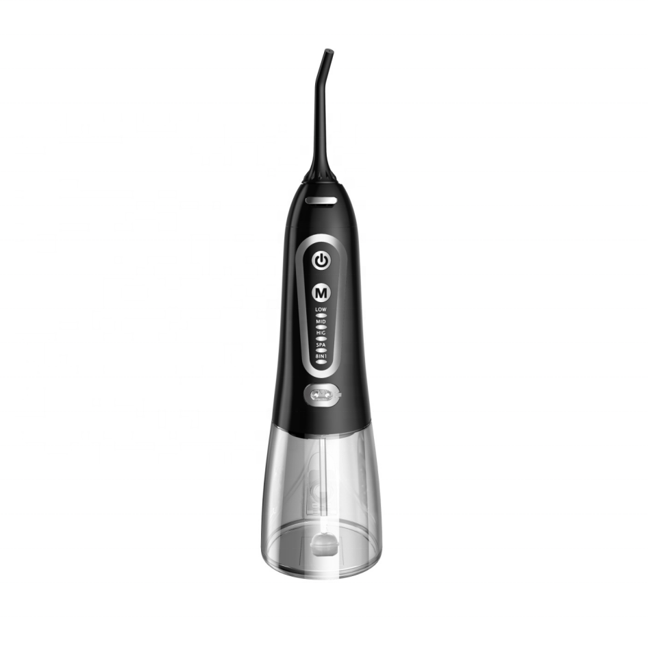 Upgraded cordless water flosser with 300ml Water Tank and 5 Pressure Modes