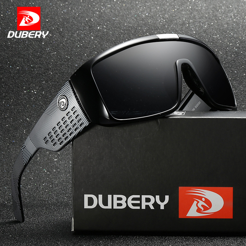 Новинка, международная торговля, цельные солнцезащитные очки DUBERY D2030, широкие спортивные велосипедные очки с защитой от ультрафиолета